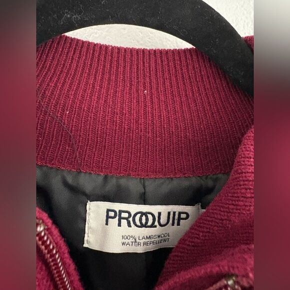 Proquip half zip red golf pullover lambswool sweater size XXL - Picture 4 of 10